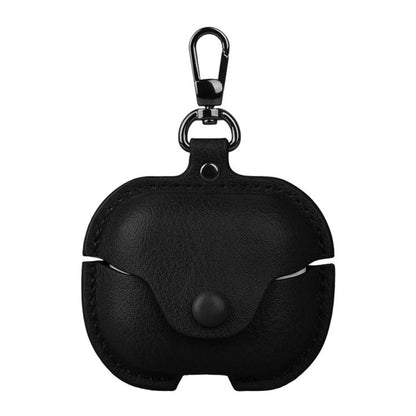 Business Leather Bluetooth Earphone Protective Case with Hook, For Samsung Galaxy Buds3 FE, For Samsung Galaxy Buds 3
