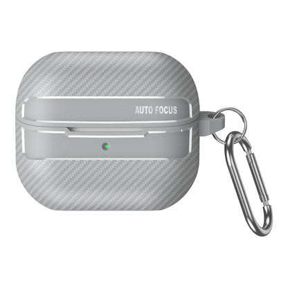 Carbon Fiber Texture Earphone Protective Case with Carabiner, For Samsung Galaxy Buds3 / 3 Pro