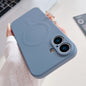 Solid Color Liquid Silicone MagSafe Magnetic Phone Case, For iPhone 16