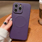 Solid Color Liquid Silicone MagSafe Magnetic Phone Case, For iPhone 11 Pro Max