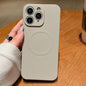 Solid Color Liquid Silicone MagSafe Magnetic Phone Case, For iPhone 11 Pro Max