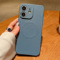 Solid Color Liquid Silicone MagSafe Magnetic Phone Case, For iPhone 11
