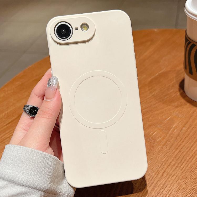 Solid Color Liquid Silicone MagSafe Magnetic Phone Case, For iPhone 17e / 16e