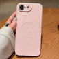 Solid Color Liquid Silicone MagSafe Magnetic Phone Case, For iPhone 17e / 16e