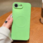 Solid Color Liquid Silicone MagSafe Magnetic Phone Case, For iPhone 17e / 16e