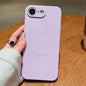 Solid Color Liquid Silicone MagSafe Magnetic Phone Case, For iPhone 17e / 16e