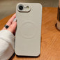 Solid Color Liquid Silicone MagSafe Magnetic Phone Case, For iPhone 17e / 16e