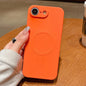 Solid Color Liquid Silicone MagSafe Magnetic Phone Case, For iPhone 17e / 16e