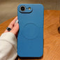Solid Color Liquid Silicone MagSafe Magnetic Phone Case, For iPhone 17e / 16e