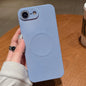 Solid Color Liquid Silicone MagSafe Magnetic Phone Case, For iPhone 17e / 16e
