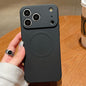 Solid Color Liquid Silicone MagSafe Magnetic Phone Case, For iPhone 17 Pro Max