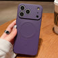 Solid Color Liquid Silicone MagSafe Magnetic Phone Case, For iPhone 17 Pro Max