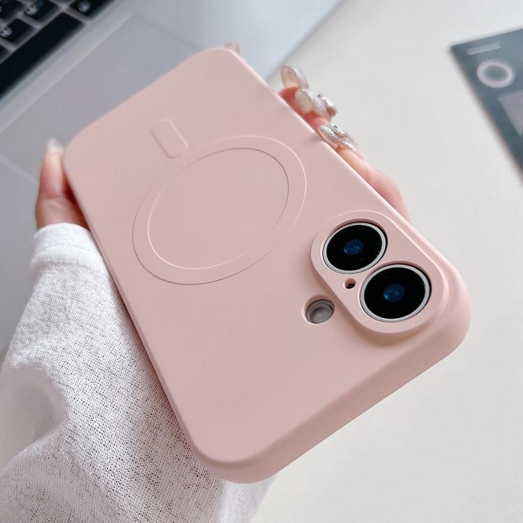 Solid Color Liquid Silicone MagSafe Magnetic Phone Case, For iPhone 17