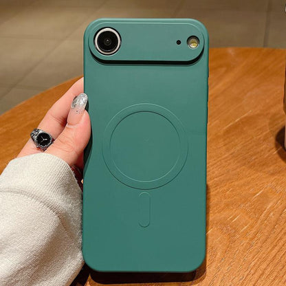 Solid Color Liquid Silicone MagSafe Magnetic Phone Case, For iPhone Air