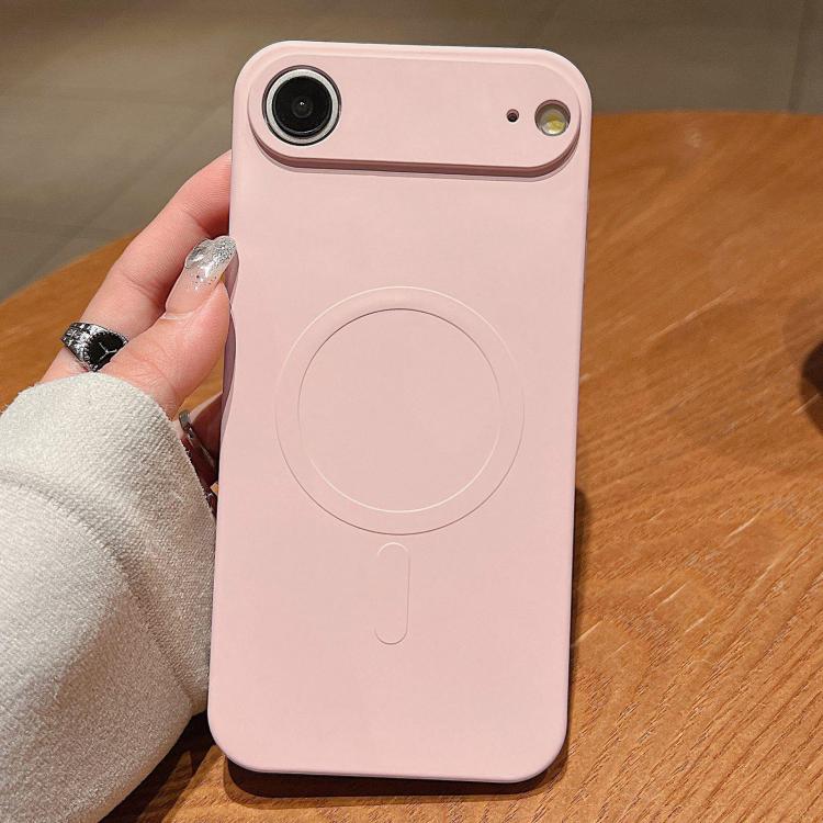 Solid Color Liquid Silicone MagSafe Magnetic Phone Case, For iPhone Air