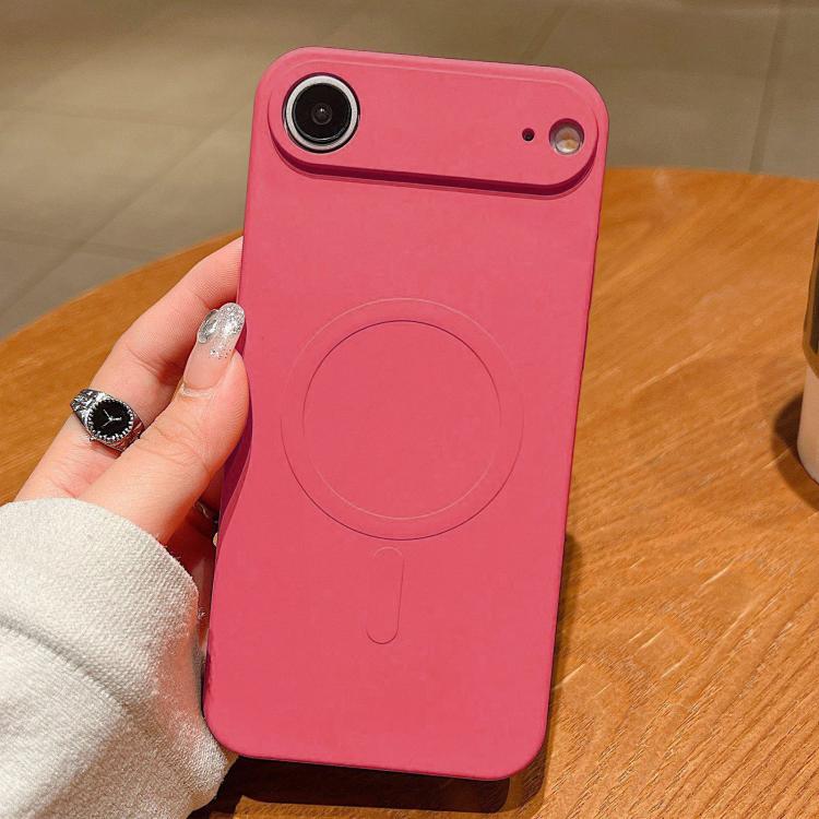 Solid Color Liquid Silicone MagSafe Magnetic Phone Case, For iPhone Air