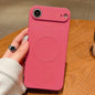 Solid Color Liquid Silicone MagSafe Magnetic Phone Case, For iPhone Air