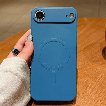 Solid Color Liquid Silicone MagSafe Magnetic Phone Case, For iPhone Air