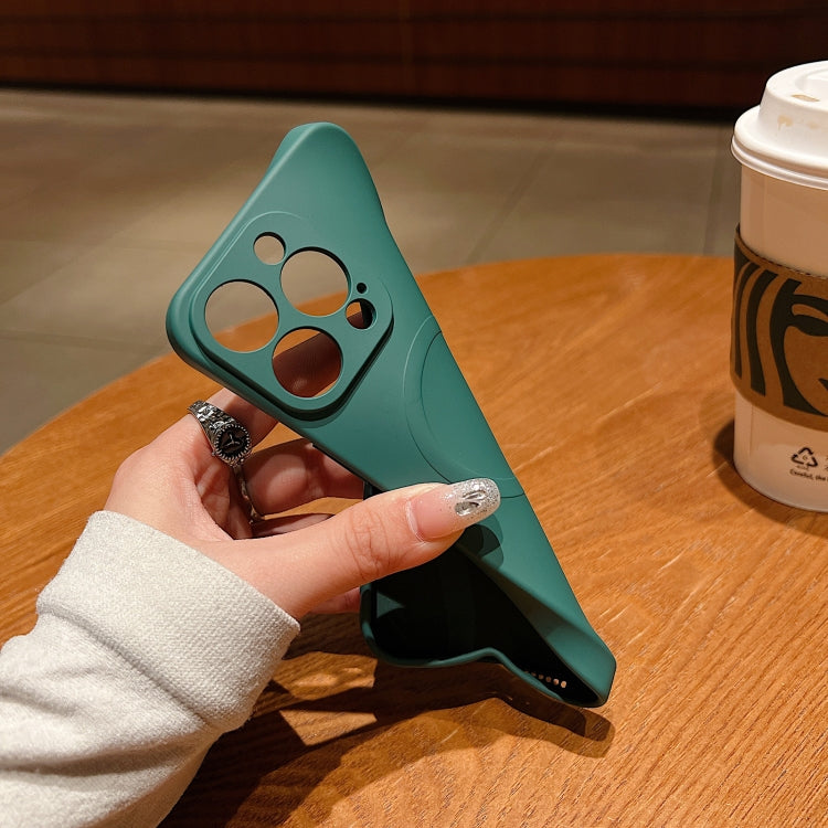 Solid Color Liquid Silicone MagSafe Magnetic Phone Case, For iPhone 11 Pro Max