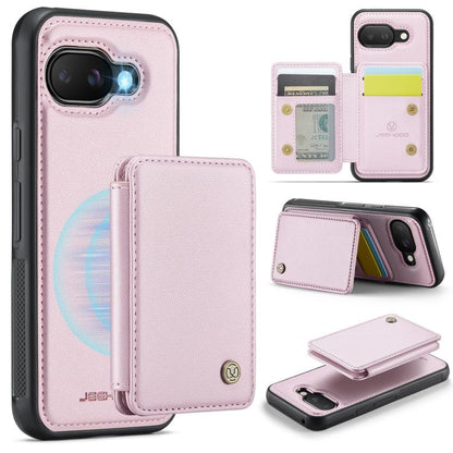 JEEHOOD J05 Business Magnetic Style RFID Leather Phone Case, For Google Pixel 10a, For Google Pixel 9a, For Google Pixel 9 Pro XL, For Google Pixel 9 / 9 Pro