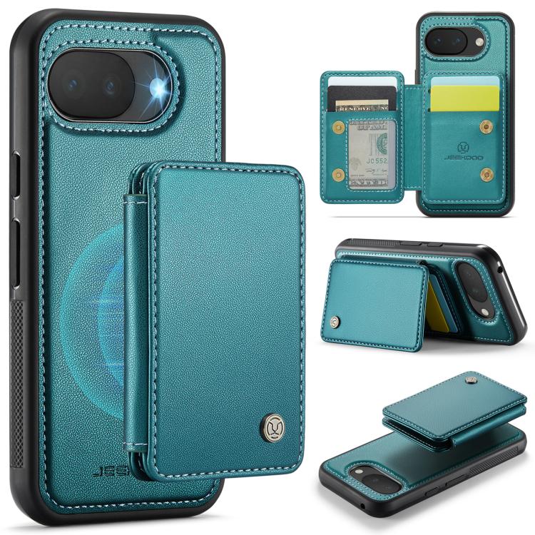 JEEHOOD J05 Business Magnetic Style RFID Leather Phone Case, For Google Pixel 10a, For Google Pixel 9a, For Google Pixel 9 Pro XL, For Google Pixel 9 / 9 Pro