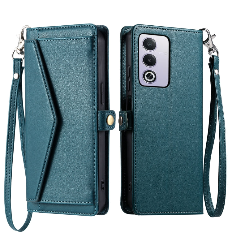 Wallet Multi-card Slot Leather Phone Case with Lanyard