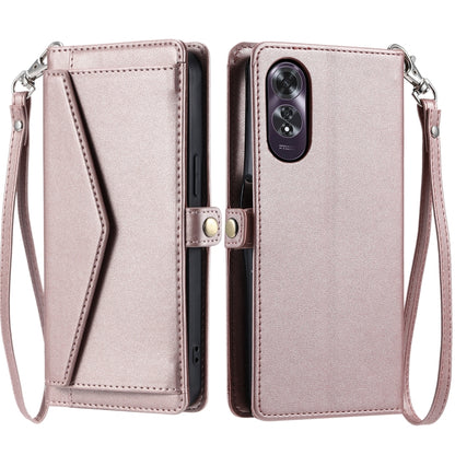 Wallet Multi-card Slot Leather Phone Case with Lanyard