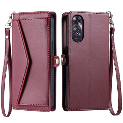 Wallet Multi-card Slot Leather Phone Case with Lanyard