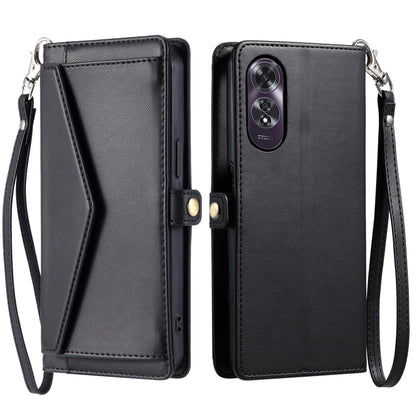 Wallet Multi-card Slot Leather Phone Case with Lanyard