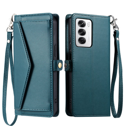 Wallet Multi-card Slot Leather Phone Case with Lanyard