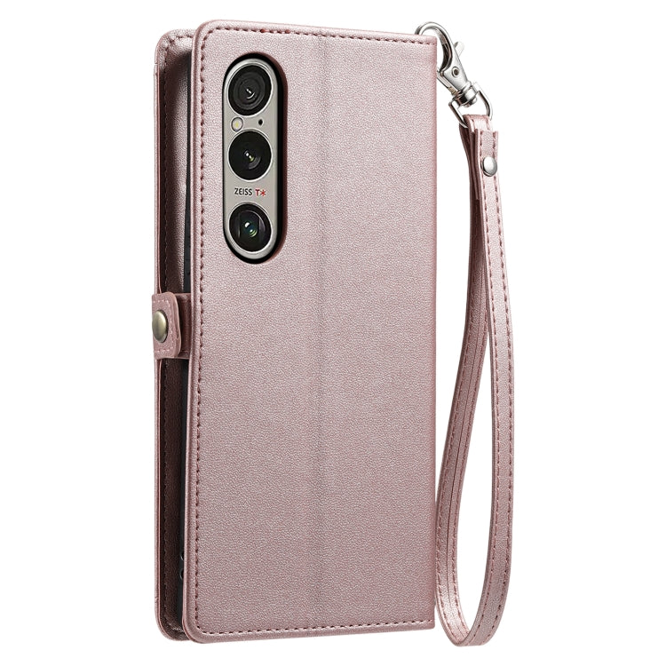 Wallet Multi-card Slot Leather Phone Case with Lanyard