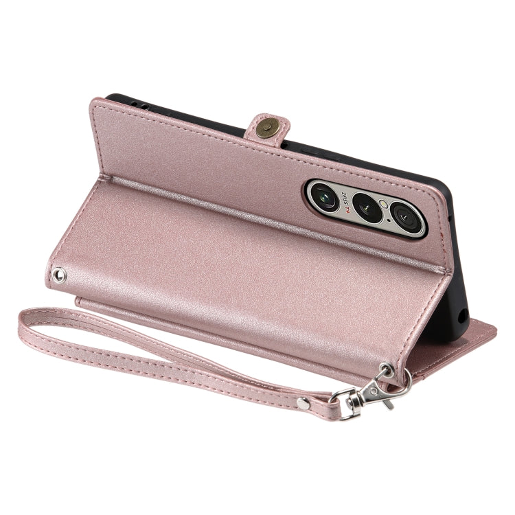 Wallet Multi-card Slot Leather Phone Case with Lanyard