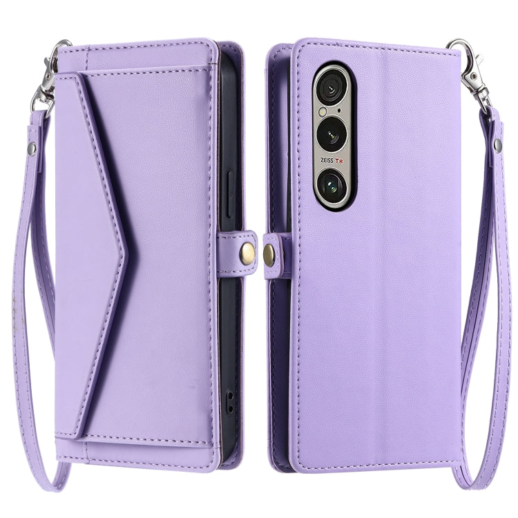 Wallet Multi-card Slot Leather Phone Case with Lanyard