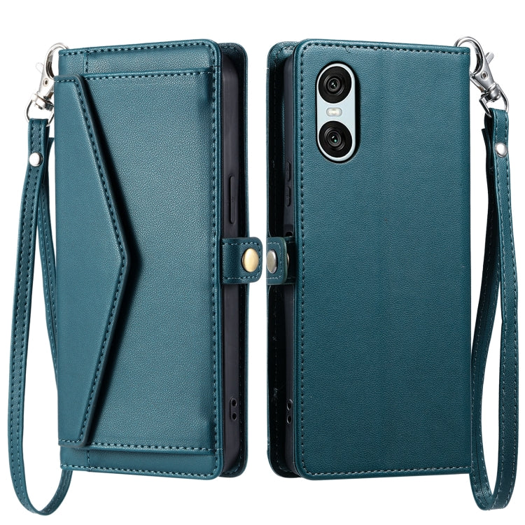 Wallet Multi-card Slot Leather Phone Case with Lanyard