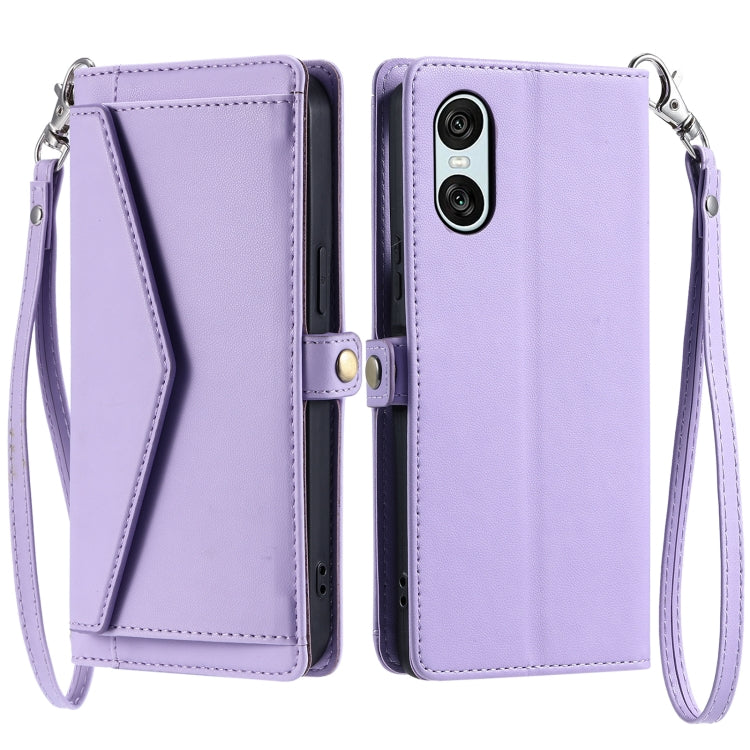 Wallet Multi-card Slot Leather Phone Case with Lanyard