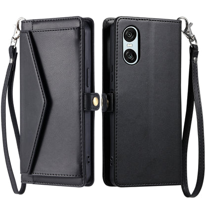 Wallet Multi-card Slot Leather Phone Case with Lanyard