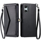 Wallet Multi-card Slot Leather Phone Case with Lanyard