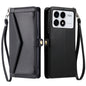 Wallet Multi-card Slot Leather Phone Case with Lanyard