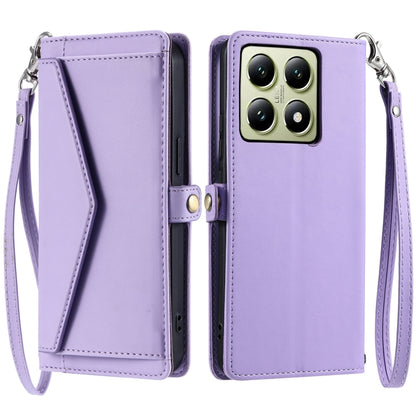 Wallet Multi-card Slot Leather Phone Case with Lanyard