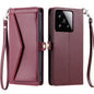 Wallet Multi-card Slot Leather Phone Case with Lanyard