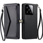 Wallet Multi-card Slot Leather Phone Case with Lanyard