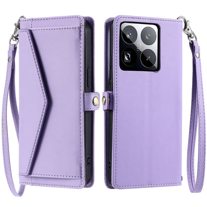 Wallet Multi-card Slot Leather Phone Case with Lanyard