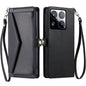Wallet Multi-card Slot Leather Phone Case with Lanyard