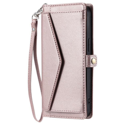 Wallet Multi-card Slot Leather Phone Case with Lanyard