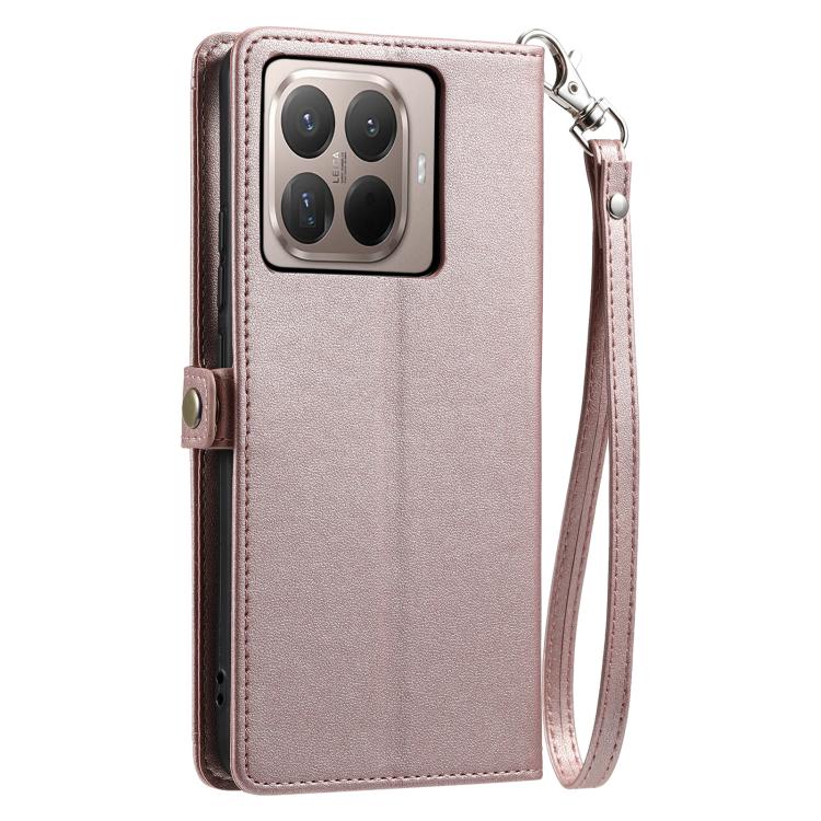 Wallet Multi-card Slot Leather Phone Case with Lanyard