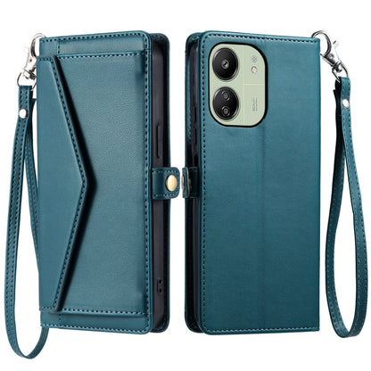 Wallet Multi-card Slot Leather Phone Case with Lanyard, Series 1