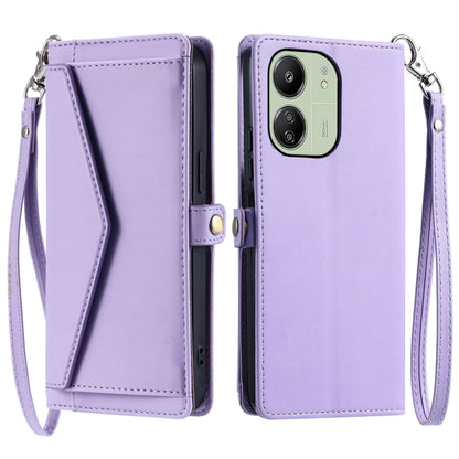 Wallet Multi-card Slot Leather Phone Case with Lanyard, Series 1