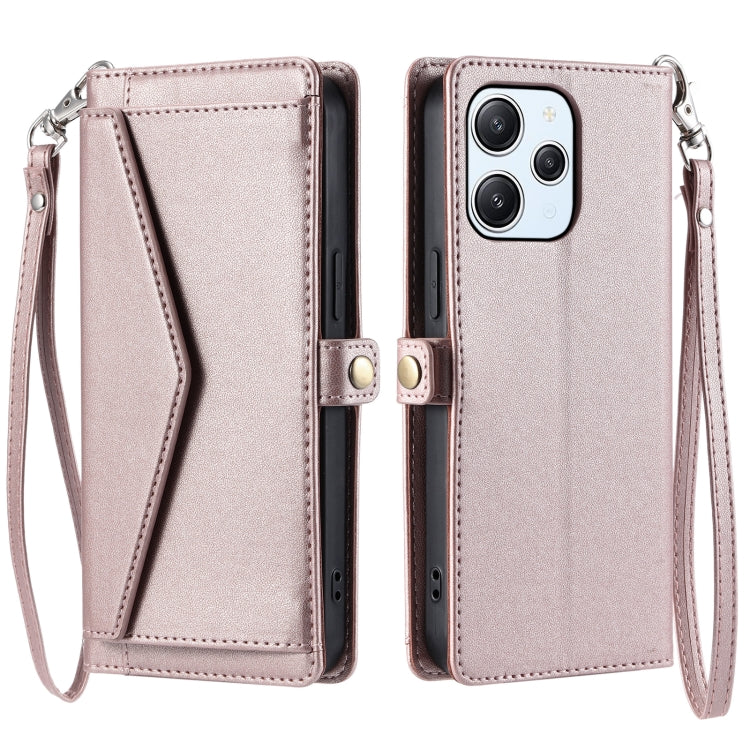 Wallet Multi-card Slot Leather Phone Case with Lanyard, Series 1