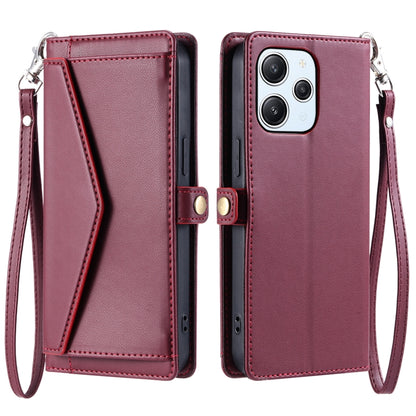 Wallet Multi-card Slot Leather Phone Case with Lanyard, Series 1