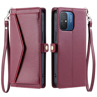 Wallet Multi-card Slot Leather Phone Case with Lanyard, Series 1